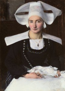 Nainen Bretagnesta tekijältä Pascal Adolphe Jean Dagnan Bouveret