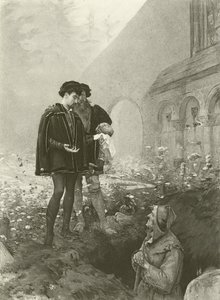 Hamlet ja haudankaivaja (syväpaino)