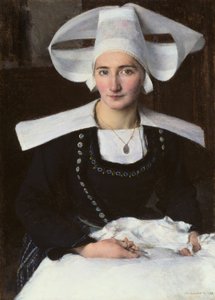 Nainen Bretagnesta tekijältä Pascal Adolphe Jean Dagnan Bouveret