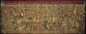 Pastranan kuvakudokset, Tournain valmistus, luultavasti Passchier Grenierin työpajasta, n. 1471 - 1475 (kuvakudos).