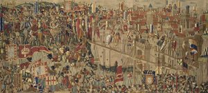 Pastranan kuvakudokset, Tournain valmistus, luultavasti Passchier Grenierin työpajasta, n. 1471 - 1475 (kuvakudos).