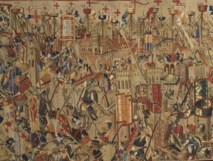 Pastranan kuvakudokset, Tournain valmistus, luultavasti Passchier Grenierin työpajasta, n. 1471 - 1475 (kuvakudos).
