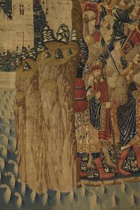 Pastranan kuvakudokset, Tournain valmistus, luultavasti Passchier Grenierin työpajasta, n. 1471 - 1475 (kuvakudos).