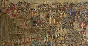 Pastranan kuvakudokset, Tournain valmistus, luultavasti Passchier Grenierin työpajasta, n. 1471 - 1475 (kuvakudos).