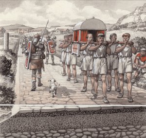 Roomalainen tie (guassi paperille)