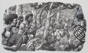 Aboriginaalit (guassi paperille)