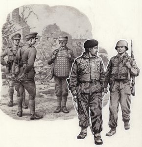 Suojapanssarit 2. maailmansodasta nykypäivään (guassi paperille)