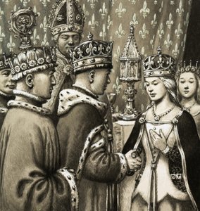 Kuningas Henrik V:n ja Ranskan prinsessa Katariina avioliitto