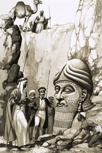 Austen Layard ja Nimrodin patsas