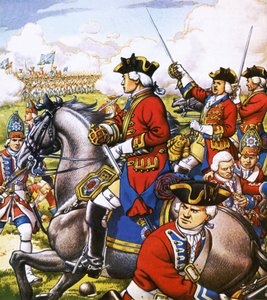 Britannian henkivartijat ranskalaisia vastaan tekijältä Pat (1907 95) Nicolle