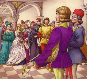 Romeo ja Julia (guassi paperille)