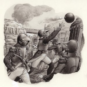 Napoleonin keisarillisen armeijan sotilaat (guassi paperille) tekijältä Pat (1907 95) Nicolle