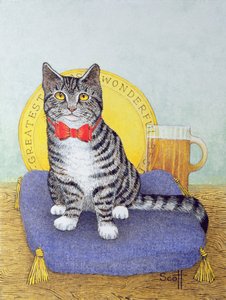 Mr Wonderful (öljy kankaalle) tekijältä Pat Scott