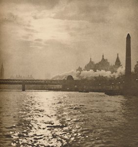 Missä rautatie Doveriin ylittää joen, vuodelta 1935.