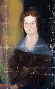 Bronten sisarten muotokuva, yksityiskohta, n. 1834 (öljy kankaalle)
