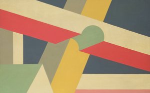 Poikittaispalkit, 1928-32 (öljy & kynä kankaalle)