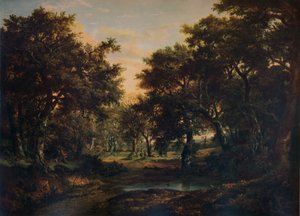 Puun reuna, n. 1824 tekijältä Patrick Nasmyth