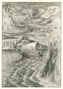 Kuvitus Homeroksen Odysseiaan (litografia)
