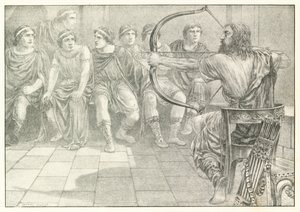 Kuvitus Homeroksen Odysseiaan (litografia)