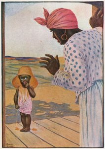 "Lain tähden! Epaminondas, mitä sinulla on hatussasi?" (väri litho) tekijältä Patten Wilson