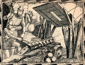Ensimmäinen tykki Crecyssä, 1902