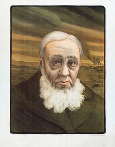 Paul Krugerin muotokuva (1825-1904) (kaiverrus) tekijältä Paul (after) Berthon