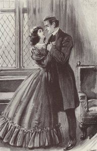 Anthony Trollopen kuvitus Barchester Towersille (litho) tekijältä Paul (after) Hardy