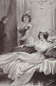 Anthony Trollopen kuvitus Barchester Towersille (litho) tekijältä Paul (after) Hardy