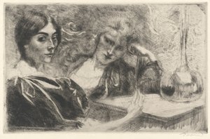 Morphine Addicts Morphinomanes, 1887. tekijältä Paul Albert Besnard