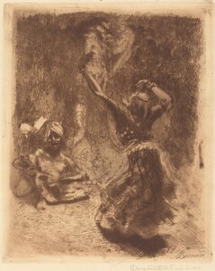 Tanjoren tanssija La bayadère de Tanjore, 1914. tekijältä Paul Albert Besnard