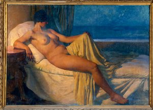Didon. Paul Albert Laurensin (1870-1934) maalaus, 1900-luku. Öljy kankaalle. Mitat: 1,45 x 2,09 m. Pariisi, Musee Du Pete Palais