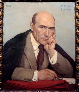Ranskalaisen kirjailijan Andre Giden (1869-1951) muotokuva