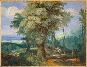 La chasse au daim - Hirvijahti ... tekijältä Paul Brill or Bril