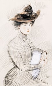 Tyylikäs nainen, tekijältä Paul Cesar Helleu