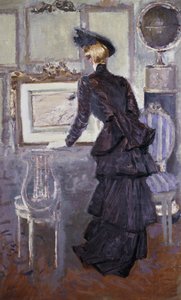 Daisy, Plessin prinsessa Artistin studiossa, 1907 tekijältä Paul Cesar Helleu