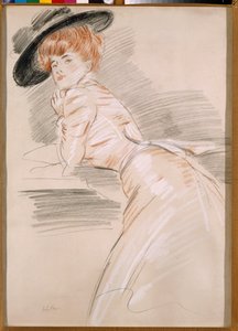 Madame Helleu hatussa tekijältä Paul Cesar Helleu