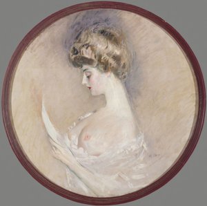Marthe Letellierin muotokuva, os Fourton, c. 1900. tekijältä Paul Cesar Helleu