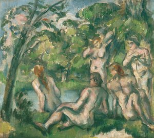 Uimarit tekijältä Paul Cézanne