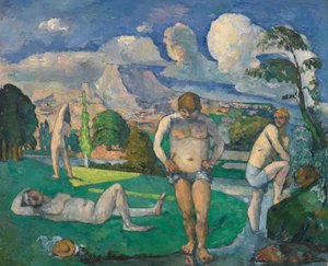 Kylpylät levossa tekijältä Paul Cézanne