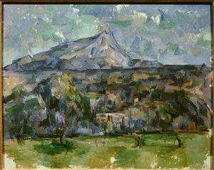 Pyhä Voiton vuori. Paul Cezannen (1839-1906) maalaus tekijältä Paul Cézanne