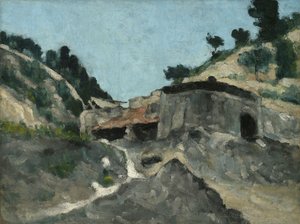 Maisema ja vesimylly tekijältä Paul Cézanne