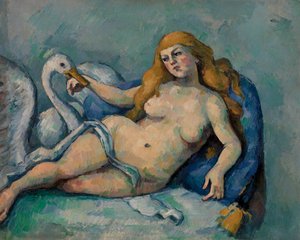 Leda ja joutsen (Leda joutsen) tekijältä Paul Cézanne