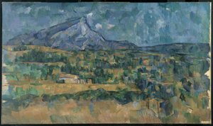 Mont Sainte-Victoire tekijältä Paul Cézanne