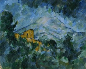 Mont Sainte-Victoire ja Château Noir tekijältä Paul Cézanne