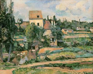 Moulin de la Couleuvre Pontoisen kaupungissa tekijältä Paul Cézanne