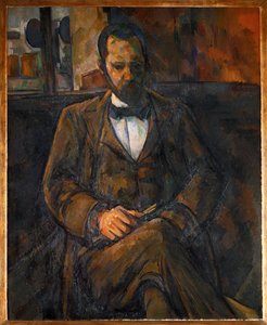 Muotokuva taidekauppias Ambroise Vollardista, maalattu 1899 (maalaus kankaalle) tekijältä Paul Cezanne