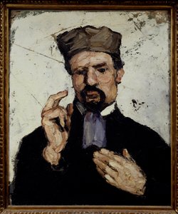 Dominique-sedän muotokuva Paul Cezannen lakimiesmaalauksessa (1839-1906) 1866 su. 0,65x0,54 m Pariisi, musee d