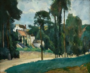 Tie Pontoisessa (Clos des Mathurins) tekijältä Paul Cézanne