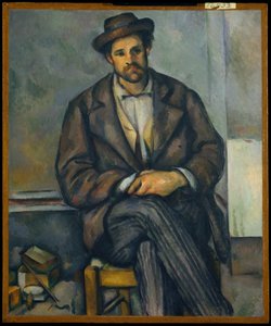 Istuva talonpoika tekijältä Paul Cézanne
