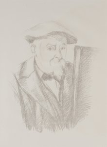 Omakuva etualan edessä tekijältä Paul Cézanne